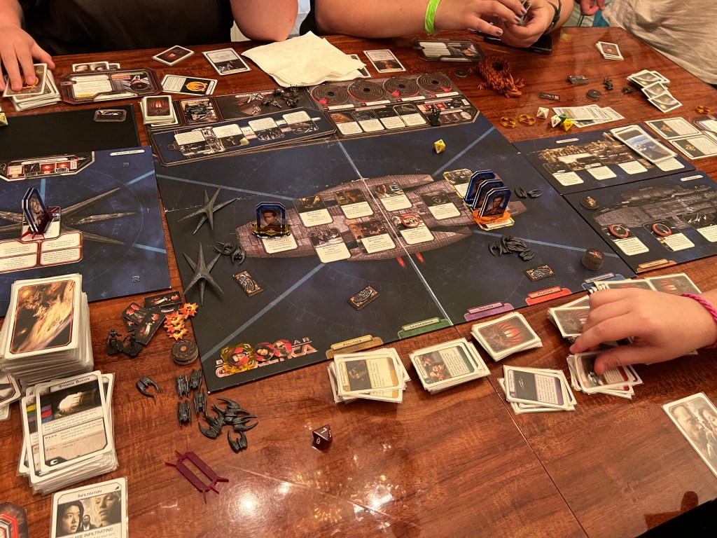 One of the best plays of Battlestar Galactica ever!